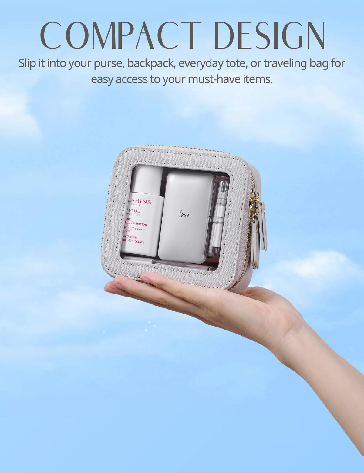 Popvibe on-the-go bag ideal for travel and gym.