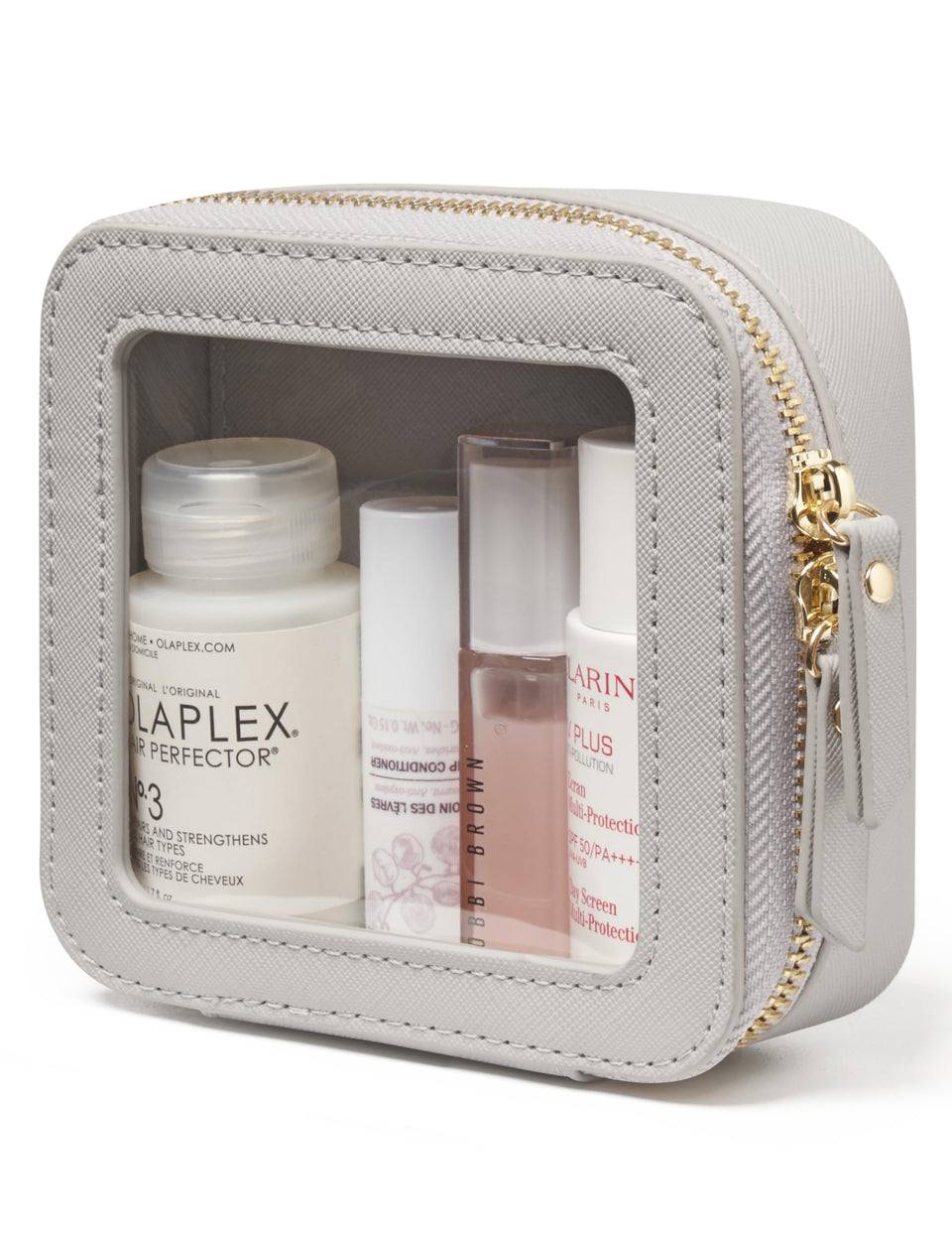 Popvibe small cosmetic bag with clear design for quick access.