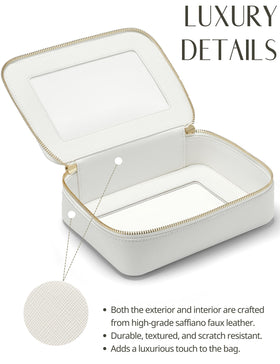 Popvibe TSA-Approved Bag helps quick security checks.