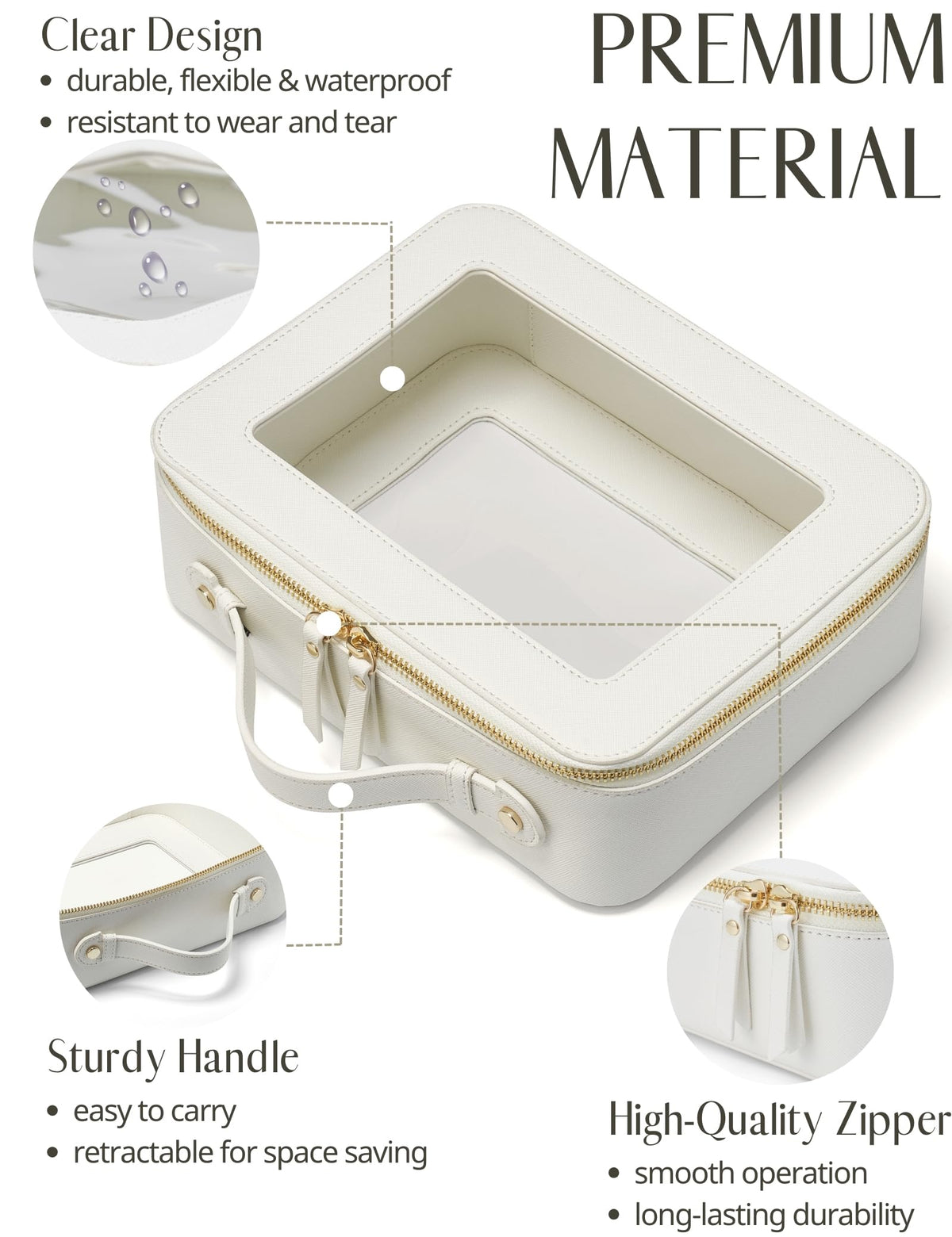 Popvibe versatile storage suitable for cosmetics, jewelry, tech, or stationery.