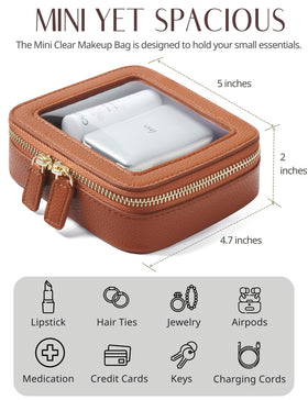 Popvibe waterproof makeup bag offers moisture protection and simple cleaning.