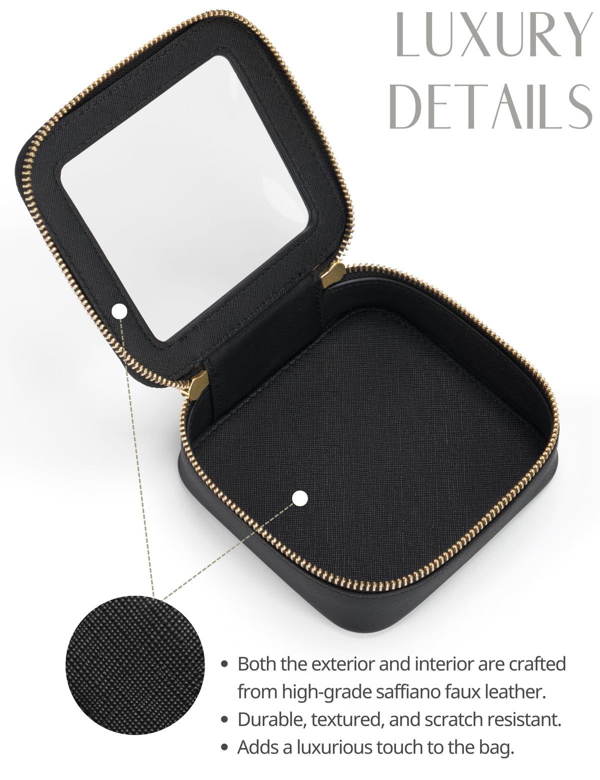 Popvibe waterproof material keeps contents protected during travel