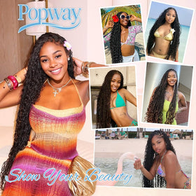 Six-bundle pack by Popway designed for easier separation and styling.