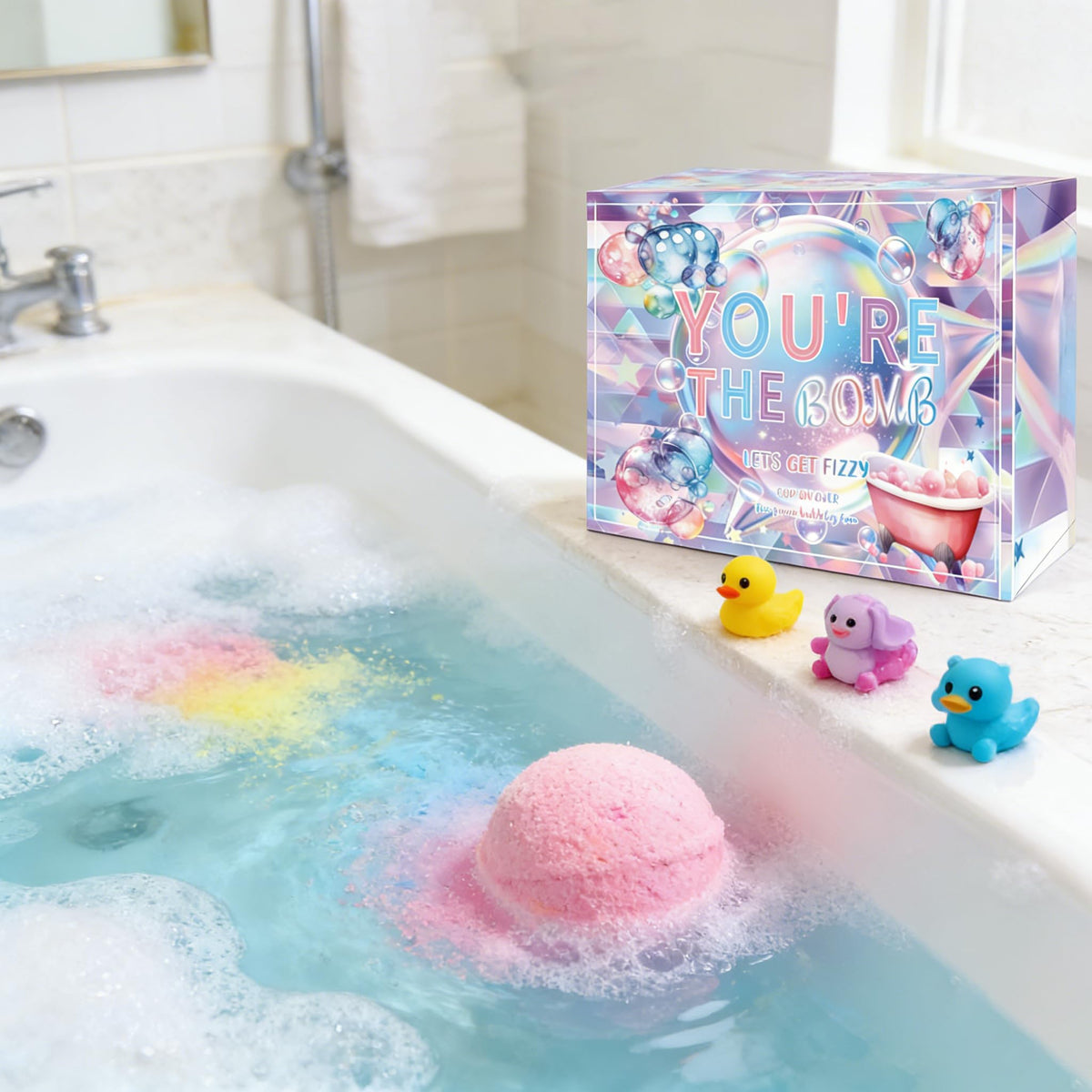 POPYHMLT floral scents like rose and lavender enhance baths