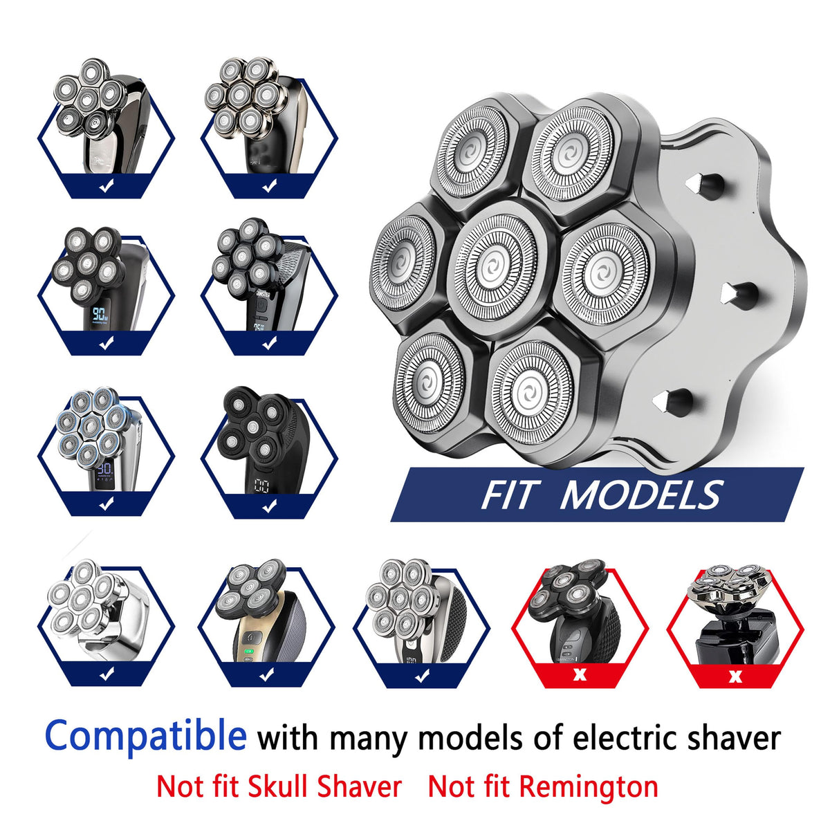 Poripori wet and dry compatible replacement head for easy cleaning.