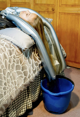 Can be used in tubs or showers to direct water toward the drain.