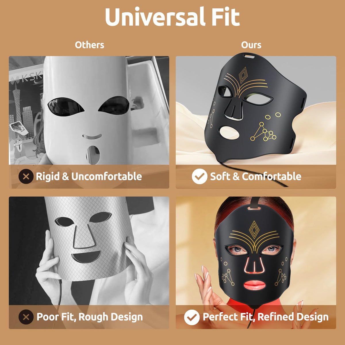 PORTBOR foldable travel friendly mask fits easily in luggage