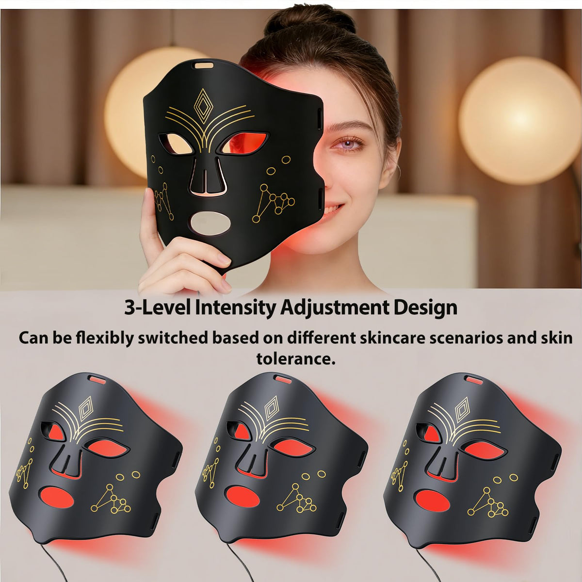 PORTBOR hybrid light face mask combines red and blue for balanced care