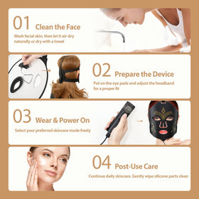 PORTBOR remote control LED mask for easy customization