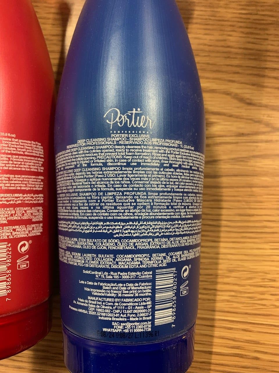 Portier Exclusive Deep-Cleaning Shampoo purges oils to prep hair for treatment.