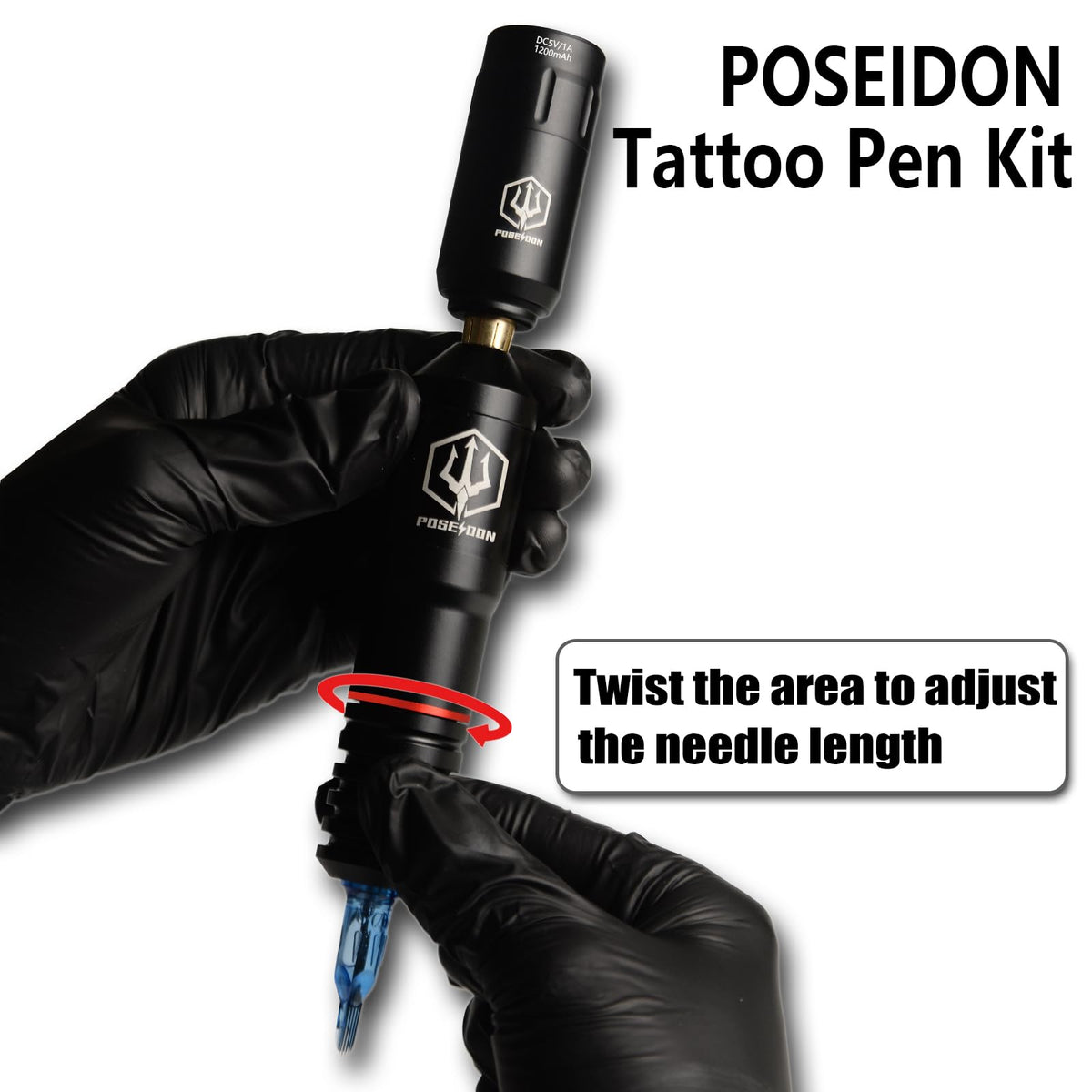 POSEIDON 20-pack cartridge needles in sealed sterile packs for safe use
