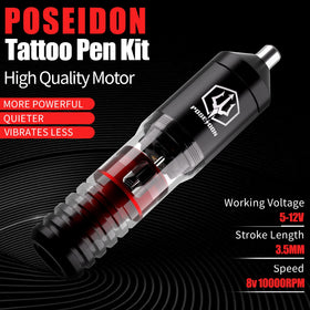 POSEIDON rechargeable batteries with USB-C charger for extended cordless sessions