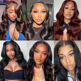 Poshbash baby hair along natural parting for softer edges