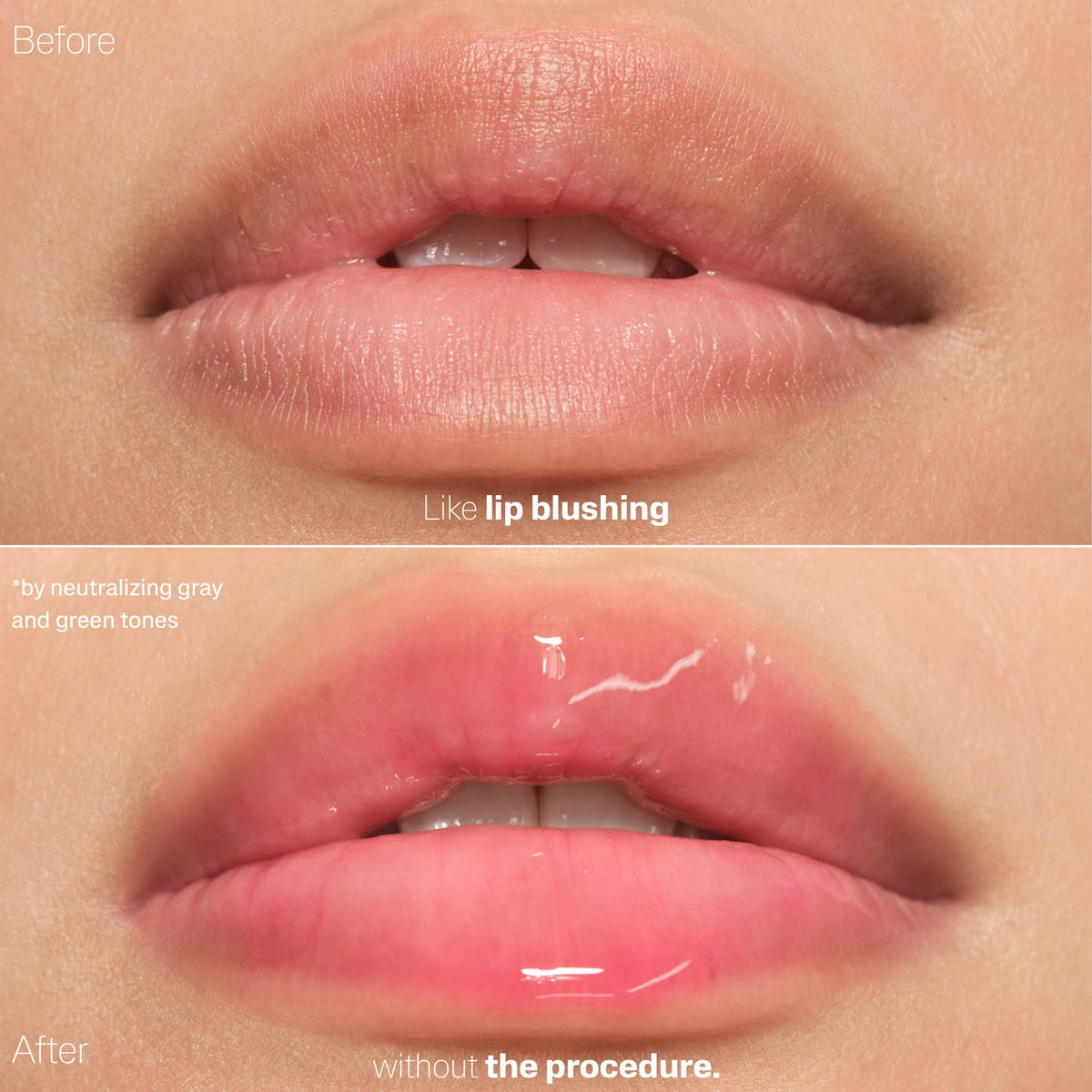 POUND CAKE Cake Theory lip-tone oil pink-tint application neutralizes dull tones