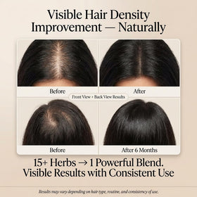 Power of Herbs Made in USA label on premium packaging.