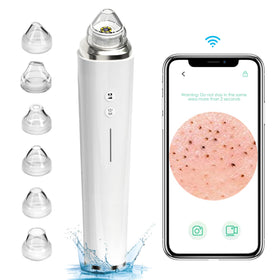 Prabensei Blackhead Remover camera view reveals impurities for precise extractions.