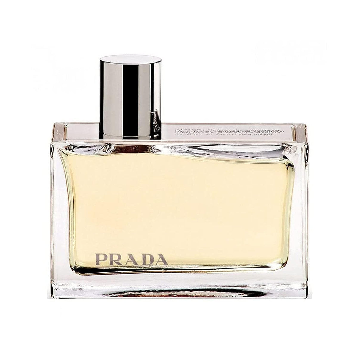 Prada Amber EDP bottle-front, showcases refined design for daily wear