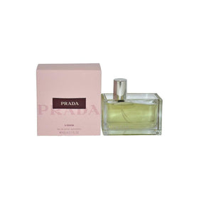 Prada Amber EDP packaging box, sensory unboxing experience