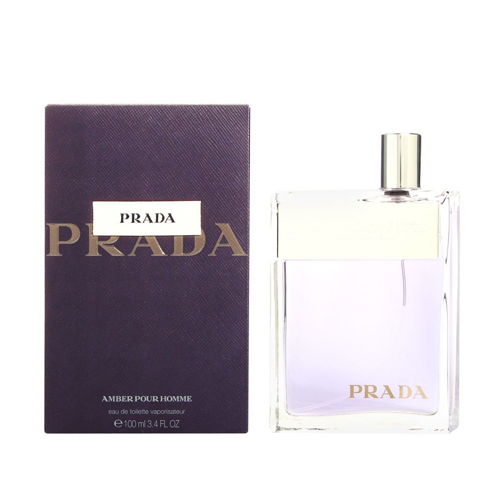 Prada Amber for Men bottle with citrus-amber fragrance ideal for daily wear