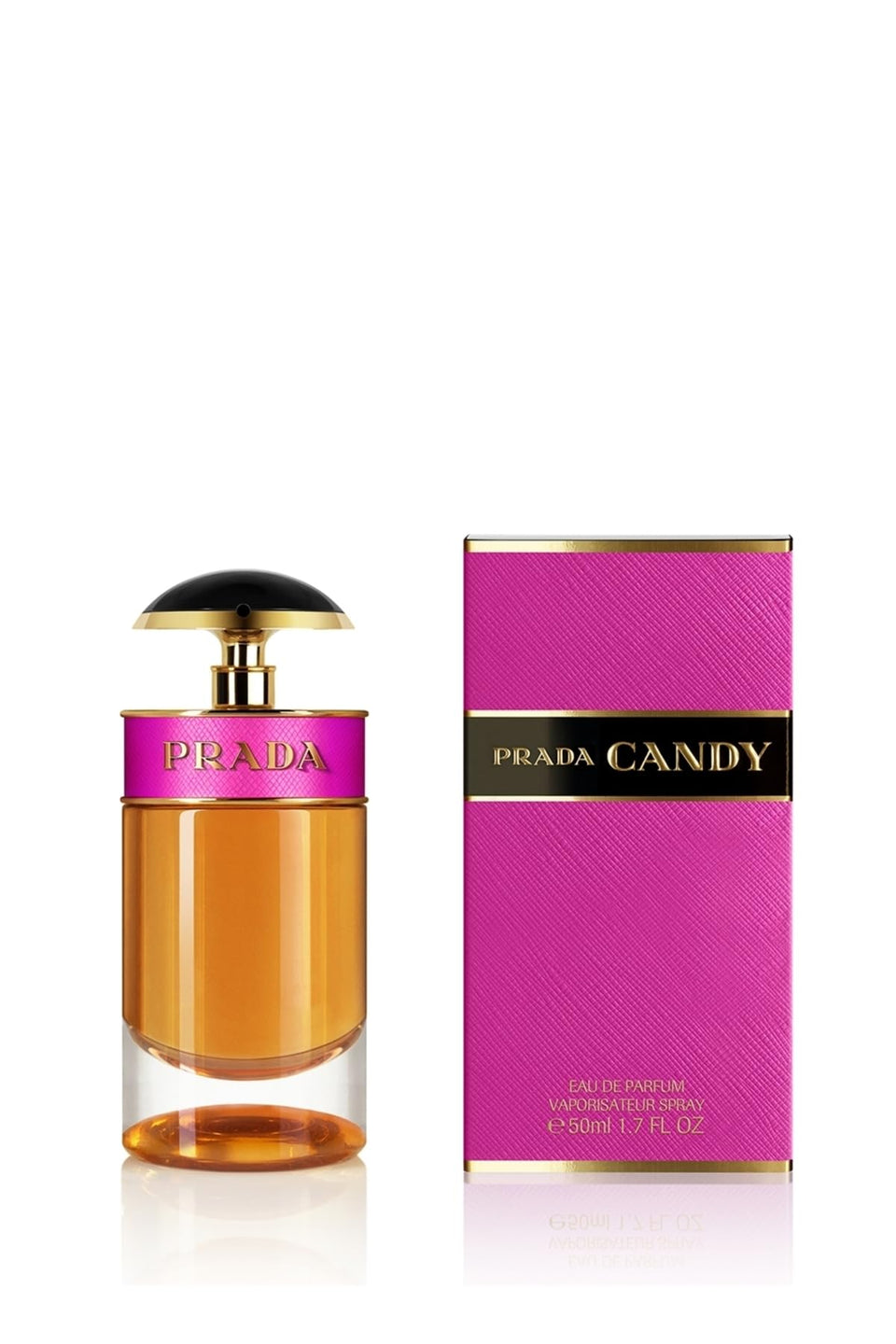 Prada Candy bottle showcases the EDP fragrance, ideal for evening wear and confident style.