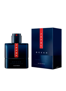 Prada Luna Rossa Ocean spray mist illustrating enduring aroma for daily wear.