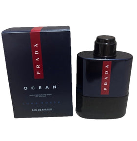 Prada Luna Rossa Ocean mini bottle for travel freshness