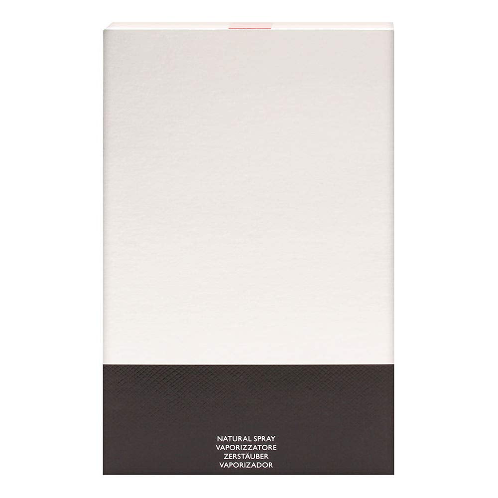 Prada Luna Rossa packaging closeup showing premium presentation for casual wear.