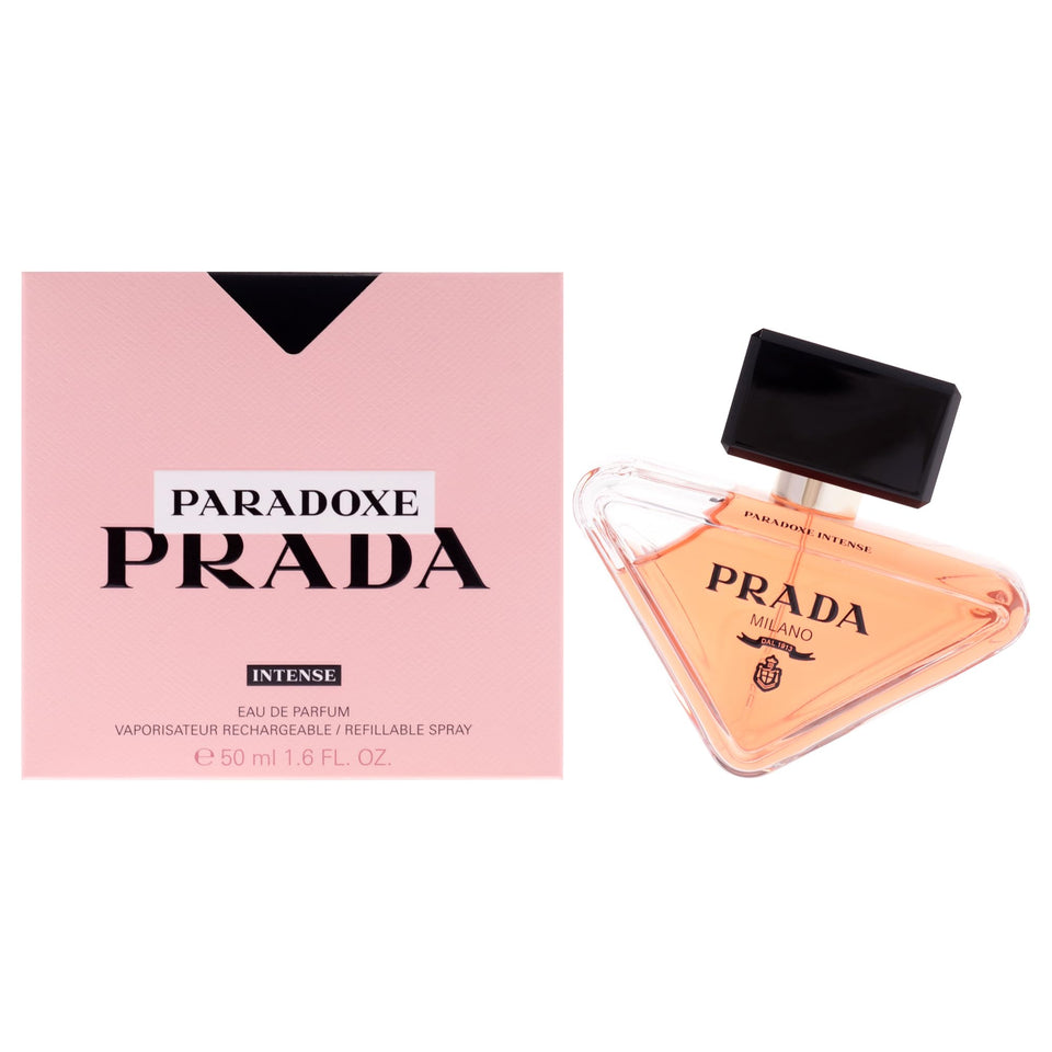 Prada Paradoxe Intense bottle front view for daily wear and elegant presence.
