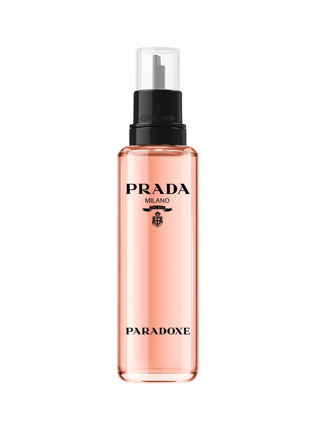 Prada Paradoxe Virtual Flower bottle front view for daytime wear inspiration