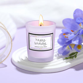 Pradnel scented candle—soothing aroma for relaxation and mood enhancement.