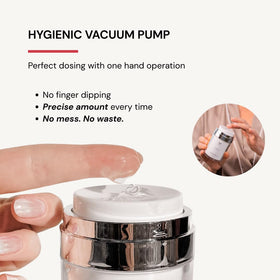 Hands apply Glow Rose gel during a facial session