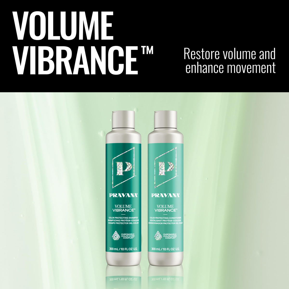 Pravana Volume Vibrance Conditioner thin-hair application suggests lightweight smoothing