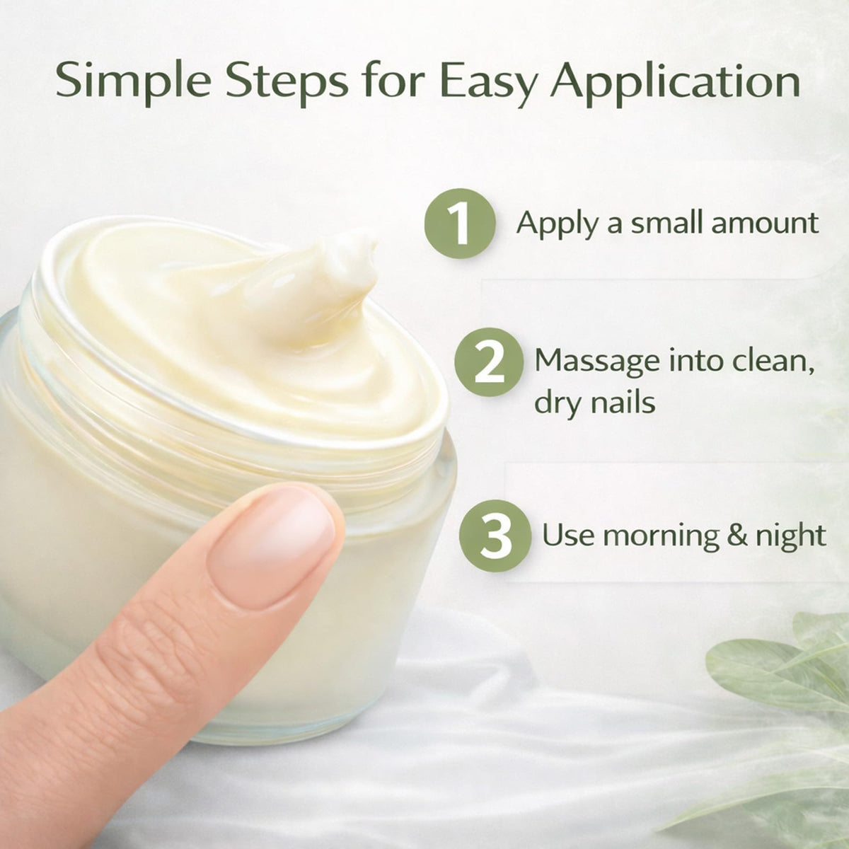 PRCYZO Nail Treatment Cream shown for easy daily-use routine