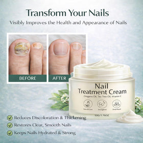 Visual of potential nail growth and strength with PRCYZO cream