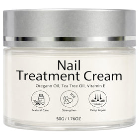 PRCYZO Nail Treatment Cream packaging shows natural nail care benefits