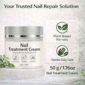 PRCYZO Nail Treatment Cream bottle and applicator close-up