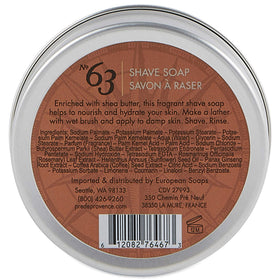 Pre de Provence No.63 amber leather base evokes premium fragrance.