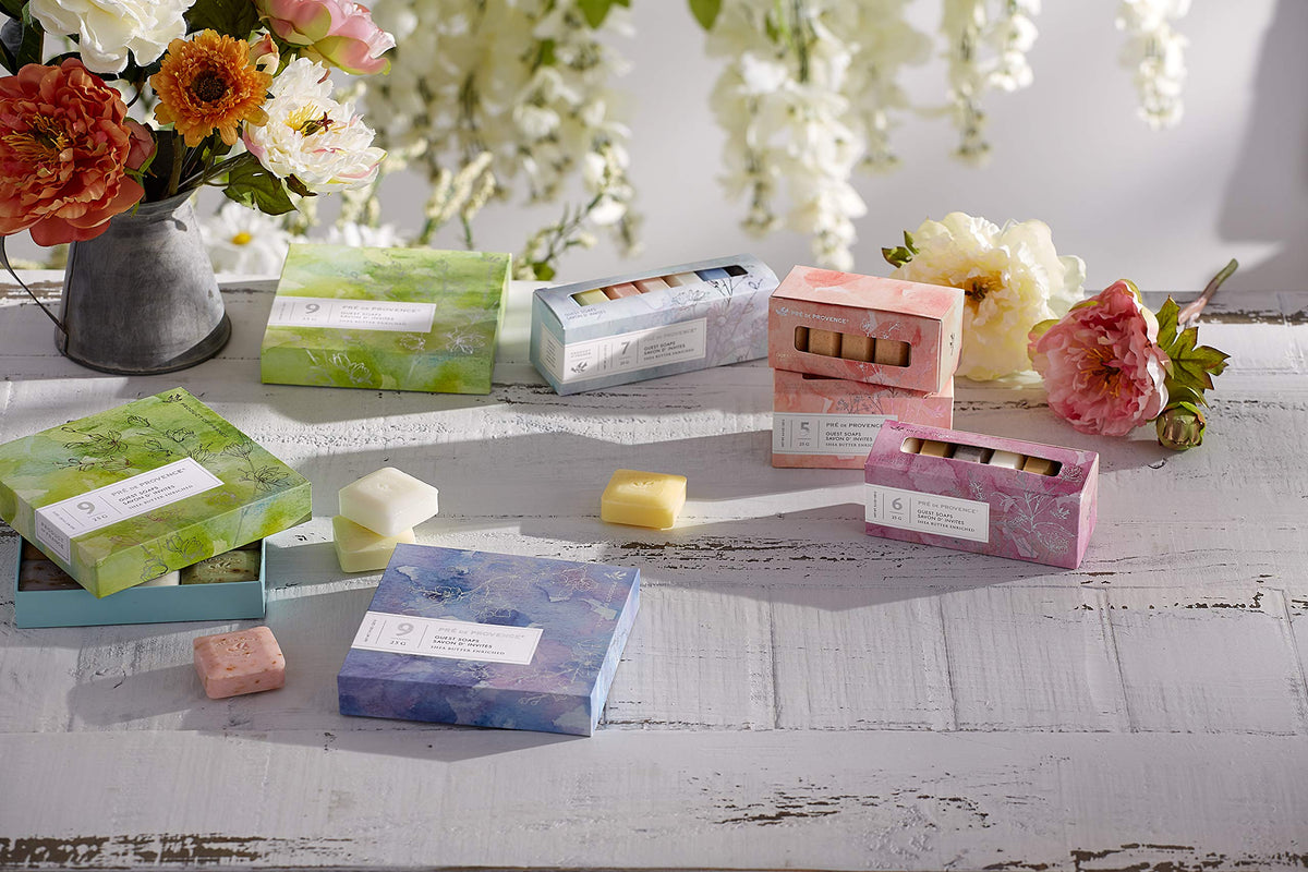 Pré de Provence Ocean Air soap bar delivering refreshing scent and smooth skin.