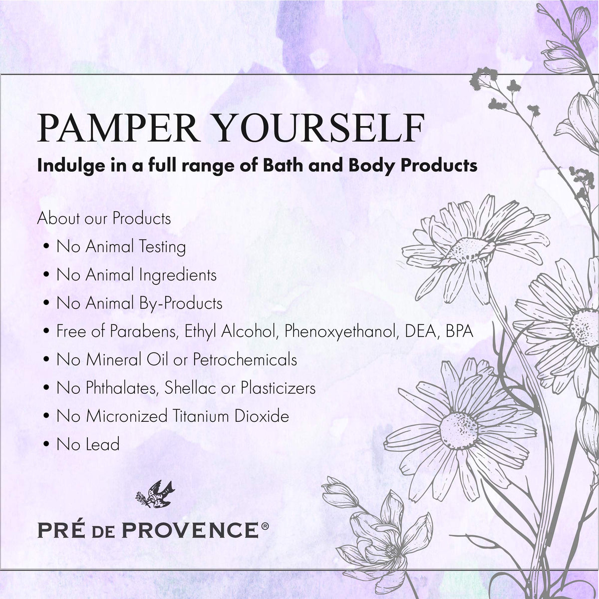 Pré de Provence Rose Petal soap bar featuring luxurious lather and lasting fragrance.
