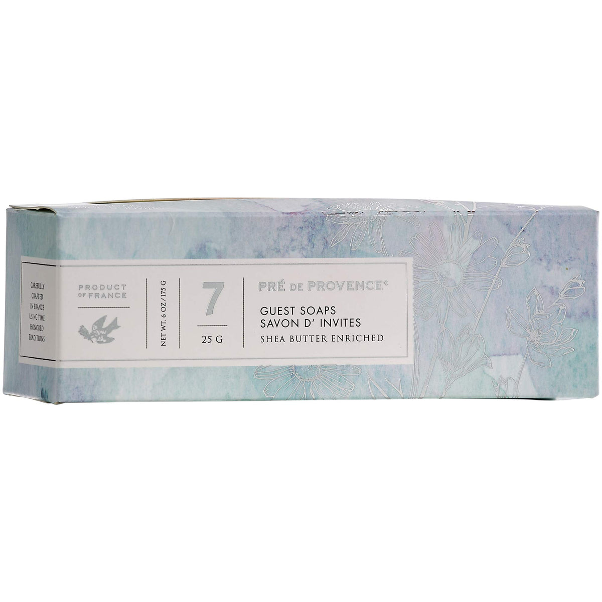Pré de Provence Starflower soap bar with creamy lather and floral notes.