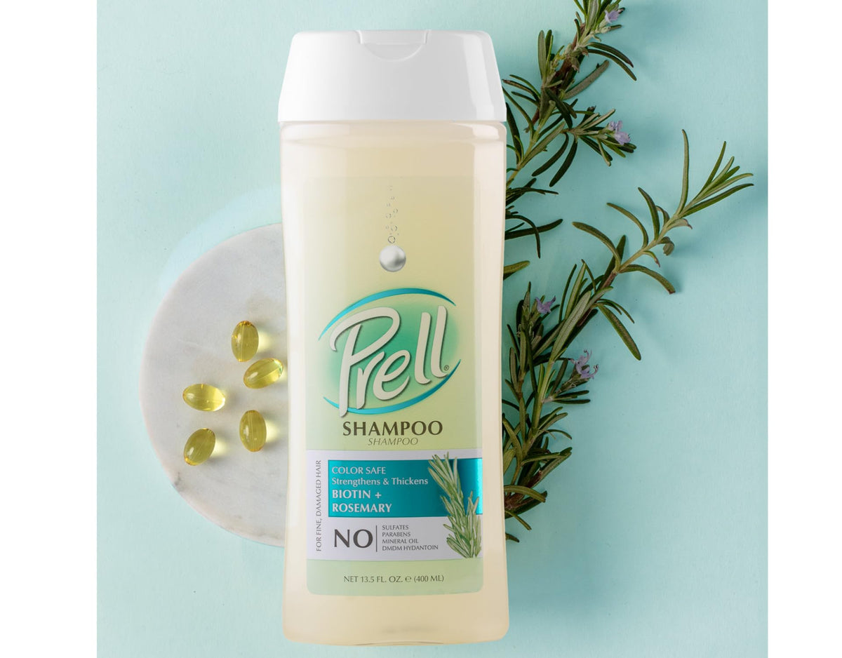 Conditioner rinse close up showing nourishing care from Prell set
