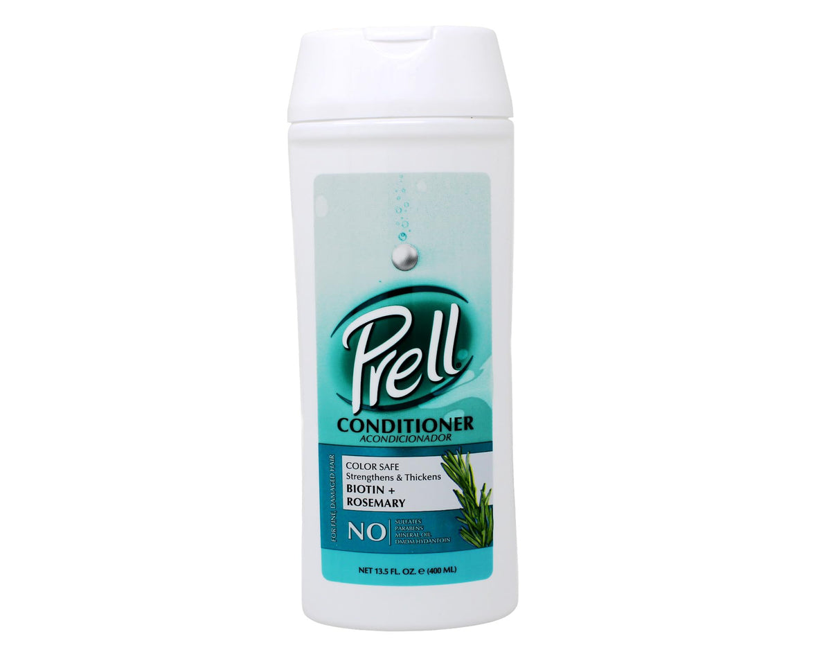 Packaging display of Prell Biotin & Rosemary set for home care