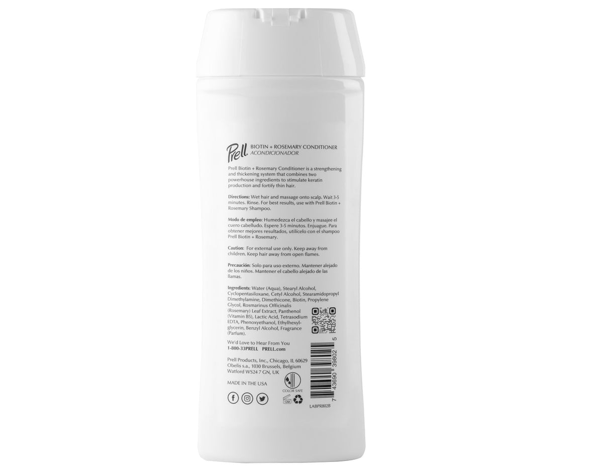 Shampoo lather close up from Prell Biotin & Rosemary for refreshing cleanse