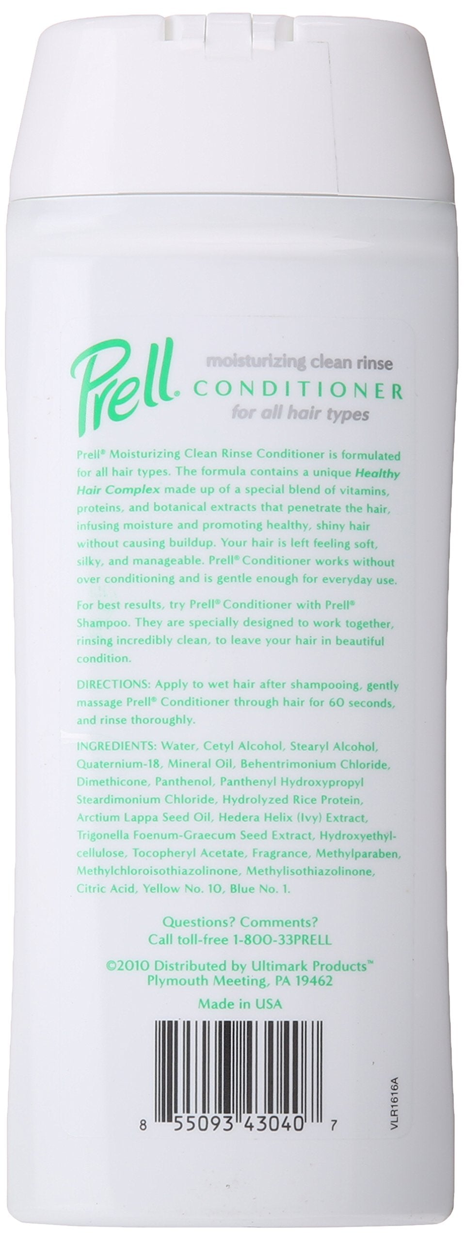 Prell Moisturizing Clean Rinse pack highlights value bundle for daily hair care.
