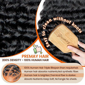 PREMAY heat-styling ready hair can be straightened or curled