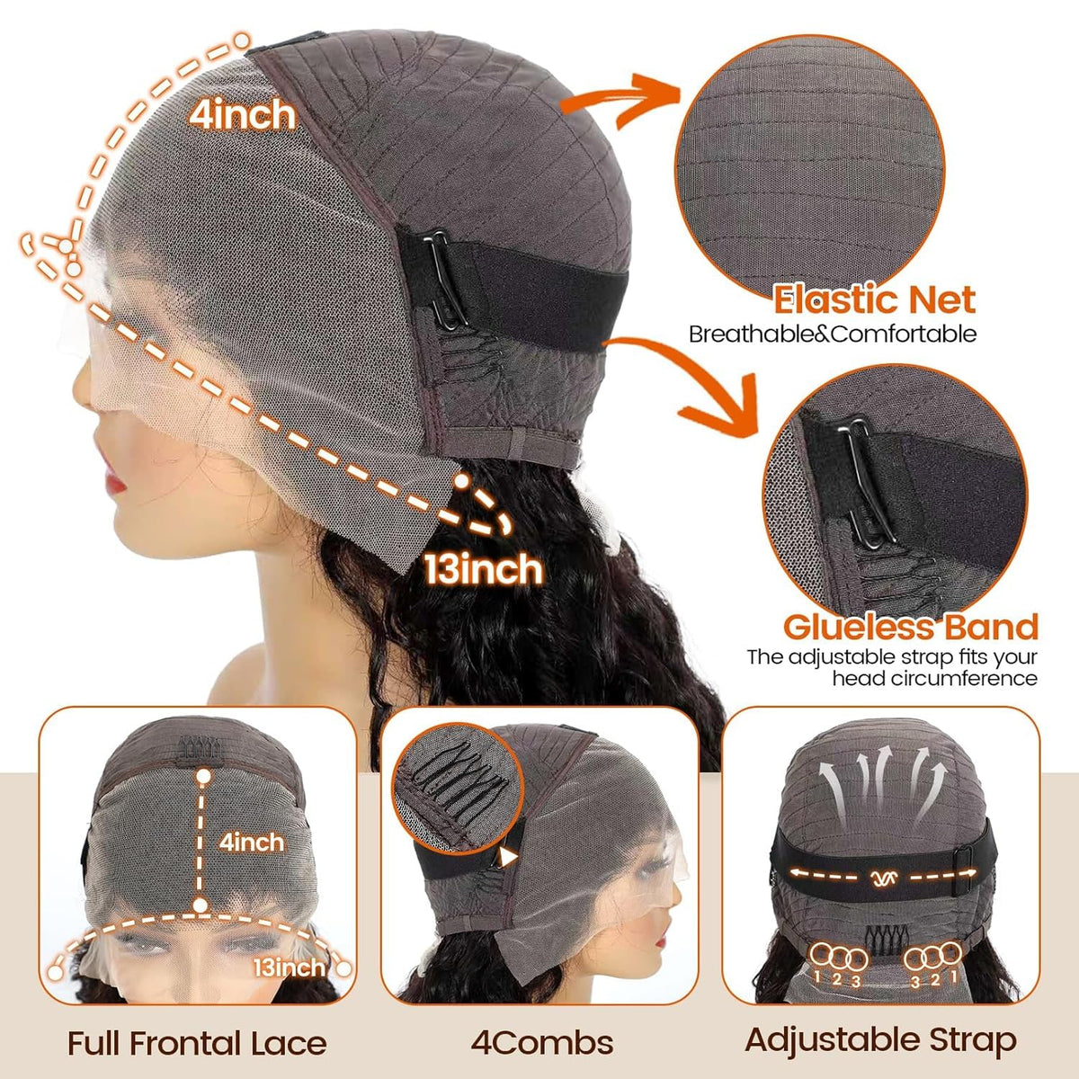 PREMAY wet-wavy texture live model demonstrating flexible styling options