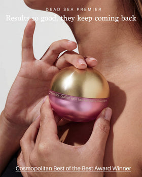 Premier BioX ingredients visual highlights mineral-rich formula and skin nourishment.