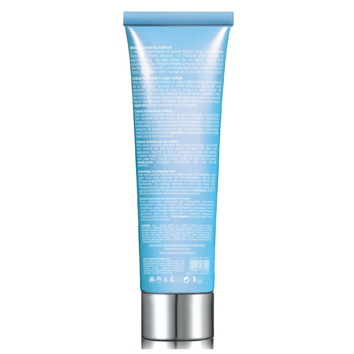 Packaging highlights mineral-rich formula and premium skincare cues.