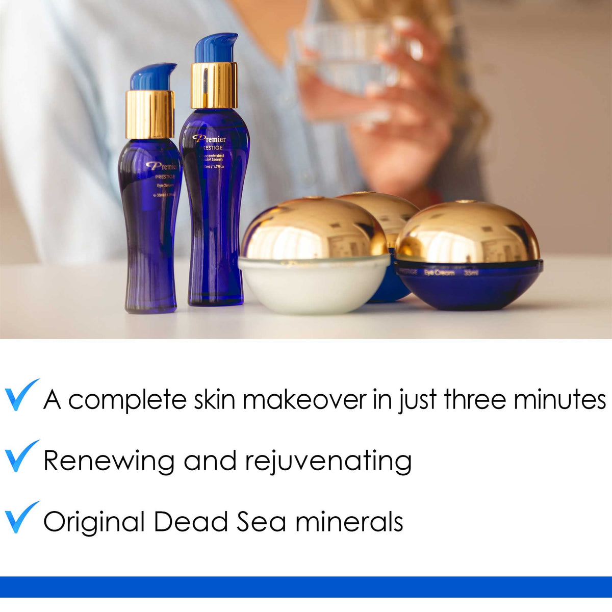 Premier Dead Sea Refining Facial Peeling Gel tube back with product details and usage hints.