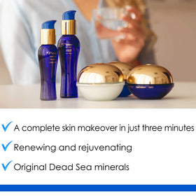 Premier Dead Sea Refining Facial Peeling Gel tube back with product details and usage hints.